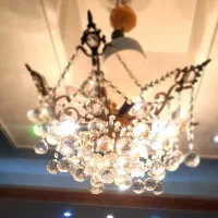 لوستر کریستال برنز سالم