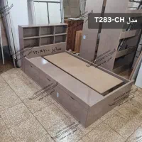 تخت یک ونیم نفره الماس چوب (مدل T283-CH )|تخت و سرویس خواب|تهران, اوقاف|دیوار