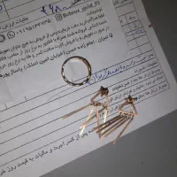 انگشتر کارتیر طلا پلاک زنجیر ورساچ گوشواره حلقه