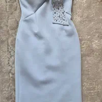 پیراهن مجلسی سایز۴۰ آبی مخصوص خوش سلیقه ها