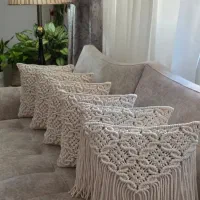 کوسن مکرومه