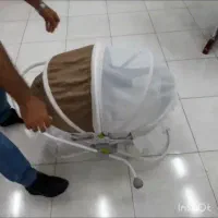 گهواره تاشو قابل حمل صورتی مامالاو
