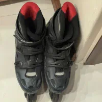 اسکیت rollerblade اصل با زانوبند و آرنج بند و کلاه