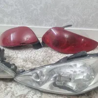 چراغ جلو وعقب ۲۰۶(یک جفت)
