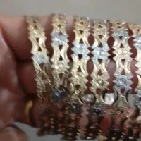 شش عدد النگو روسی نو ودوجفت گوشواره و انگشتر