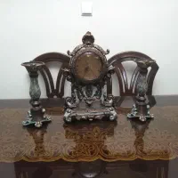 ست ساعت و شمعدانی قدیمی