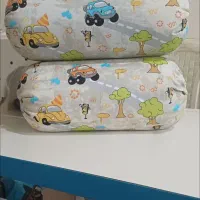 بالش گرد متکاباروکش نخ پنبه سایز کوچک ۲۵×۵۰