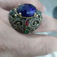 انگشتر جواهراتی یاقوت کبود