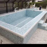 اجرای استخر جکوزی سیمان کاری و آب‌بندی