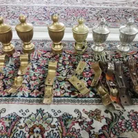 لوازم چوپ پرده طلایی