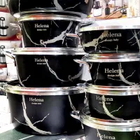 سرویس قابلمه 14 پارچه هلنا ماربل سنگی