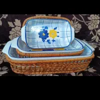 تابه چینی گل پنبه