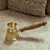 قهوه جوش برنجی نقش و نگار