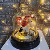 گوی شیشه ای منظره