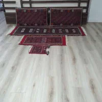 یک جفت پشتی گلیمی دستبافت