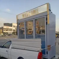 قفسه یخچال ویترین ترازو