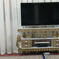 زیر تلویزیون برنز.برنج.