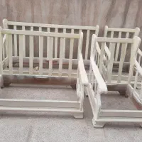 مبلهای کاملا چوب بدون تشک و پشتی