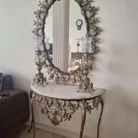 آینه شمعدان برنز