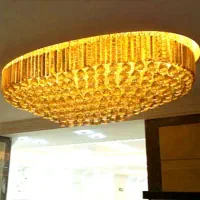لوستر کریستالی مستطیل همه سایز سری چهارم