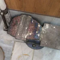 گیره رو میزی آلمانی و فرز بزرگ بوش
