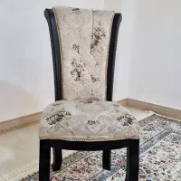 میز نهارخوری ۸ نفره با صندلی مبلی ۸ نفره