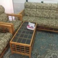 مبل ۷ نفره با میز بزرگ و عسلی