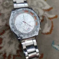 ساعت استنلس استیل طرح ۳ موتوره