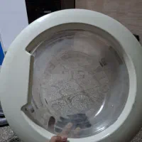درب لباسشویی شیشه سالم