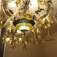 لوسترکریستالی۶شاخه نو وبسیارشیک