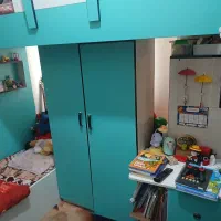 مجموعه تخت دوطبقه و کمد و میز تحریر