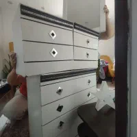 سرویس خواب دو نفره کامل با تشک طبی تاشو