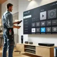 نصب شبکه های تلویزیونی ونصب براکت تلویزیون