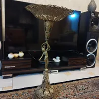 میوه خوری برنج صد در صد نو به هیچ وجه استفاده نشد|مجسمه، تندیس، ماکت|پرند, |دیوار