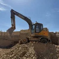 بیل مکانیکی لاستیکی هفت تن