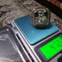 انگشتر نقره عیار بالا ۴۷.۵ گرم سایز۶۴