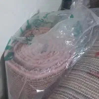فرش شگی صورتی ۱/۵ متری درحد نو