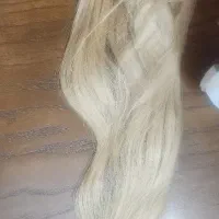 موی طبیعی ازبک بلوند شده