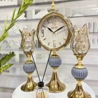 ست شمعدان و ساعت عمده