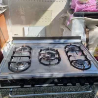 گاز  تمام استیل ۵ شعله  سینجر  همراه جوجه گردان