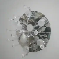 لوستر تمام استیل گرد ۱ عدد
