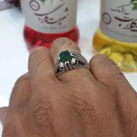 انگشتر نقره زمرد