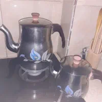 کتری قوری استیل زیر چدن ترکیه