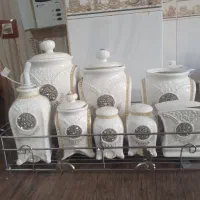 پاسماوری.ابزارآشپزخانه.گلدان سفالی