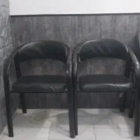 دو عدد صندلی اداری سالم