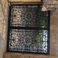 درب اهنی برش لیزری