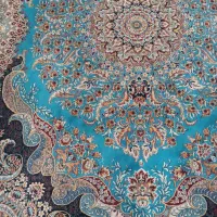 فرش ۱۲متری فیروزه ای زیبا نو نو