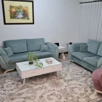 مبل ۷ نفره سالم و در حد نو خیلی خوش رنگه