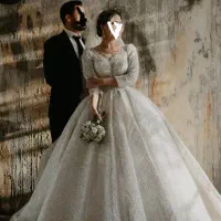 لباس عروس همراه پک کامل