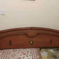 ست تخت دونفره و آینه/تمام چوب طبیعی